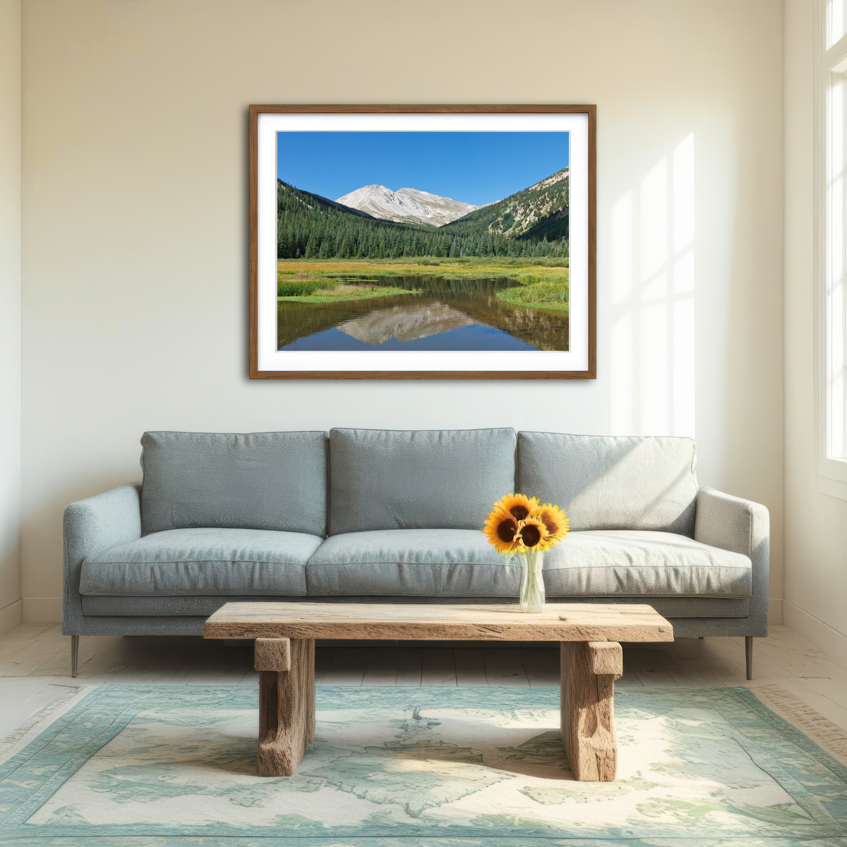 AUTO-MOCKUP ROOM | Mount Yale Wall Art