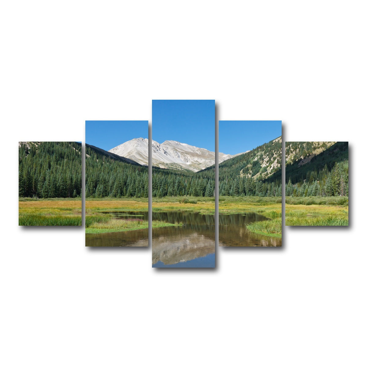 AUTO-MOCKUP WHITE | Mount Yale | 5 Piece | Gallery Wrap Canvas | group=5_short
