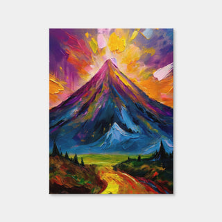AUTO-MOCKUP WHITE | Mountain Painting | 1 Piece | Gallery Wrap | group=3x4