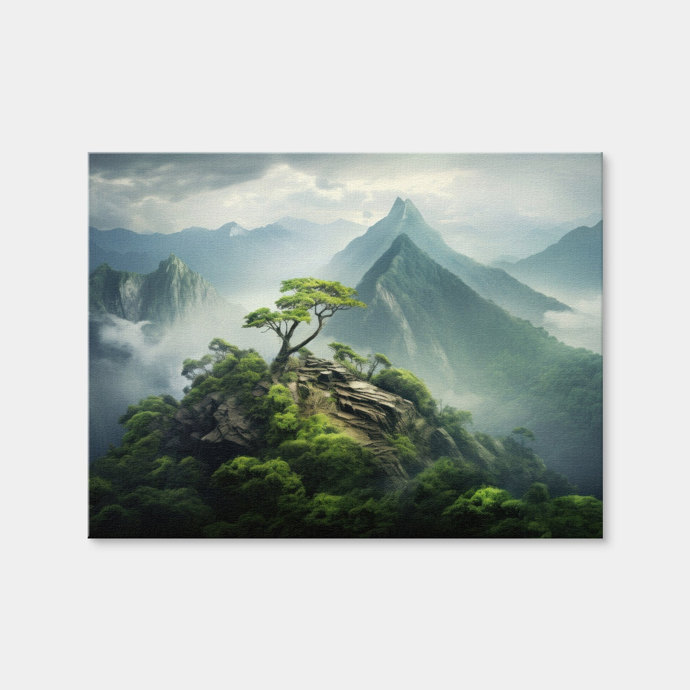 AUTO-MOCKUP WHITE | Mountain Top Scenery | 1 Piece | Gallery Wrap Canvas | group=4x3