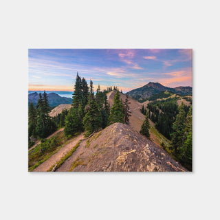 AUTO-MOCKUP WHITE | Mountaintop Sunset | 1 Piece | Gallery Wrap Canvas | group=4x3