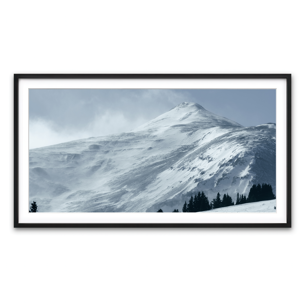 Framed Print 2x1 Black