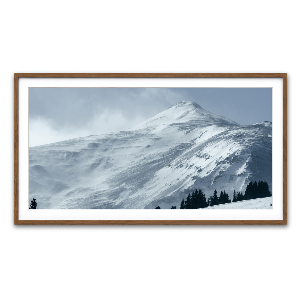Framed Print 2x1 Walnut