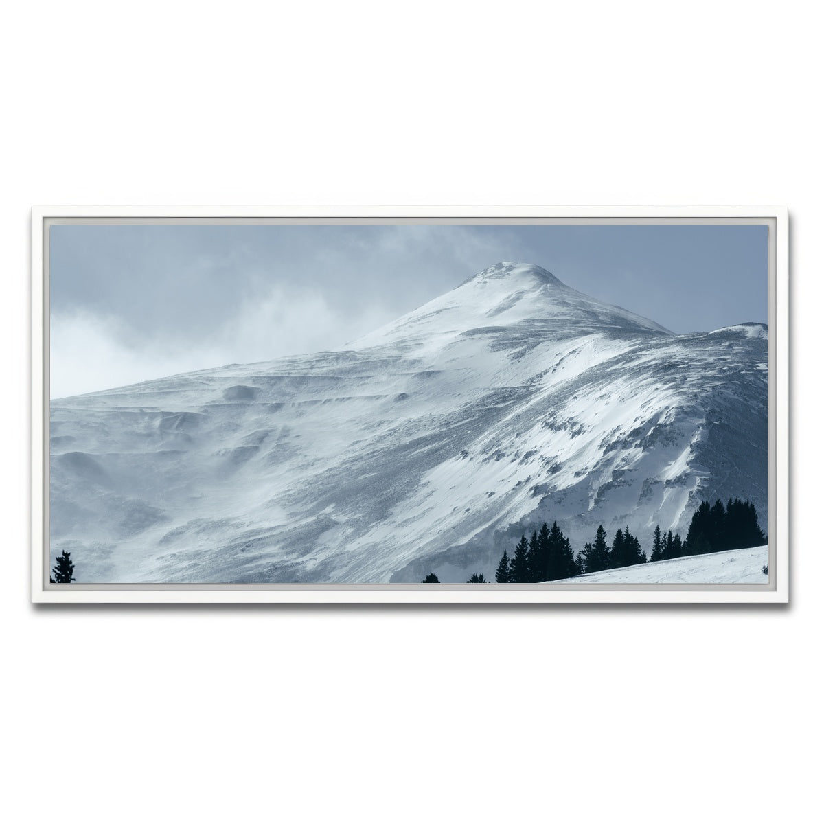 AUTO-MOCKUP WHITE | Mt. Lincoln | 1 Piece | White Framed Canvas | group=2x1