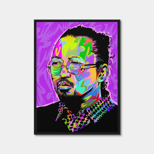 Murakami Wall Art — Framed Canvas Format preview