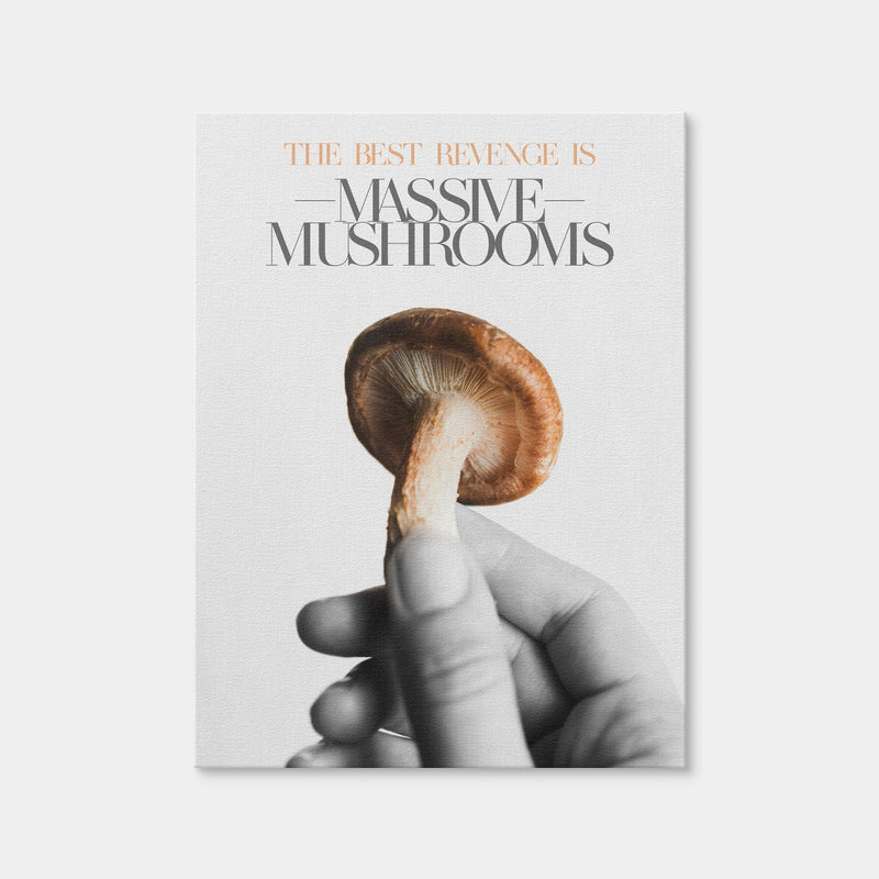 AUTO-MOCKUP WHITE | Mushroom Art | 1 Piece | Gallery Wrap Canvas | group=3x4