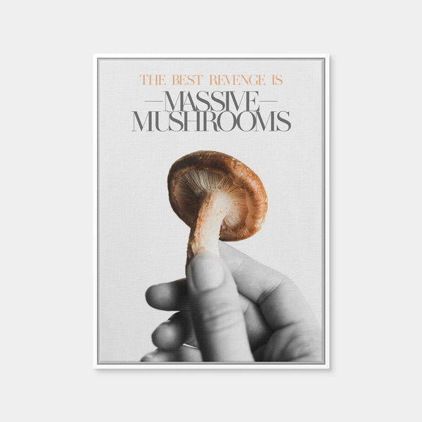 Mushroom Art Wall Art — Framed Canvas Format preview