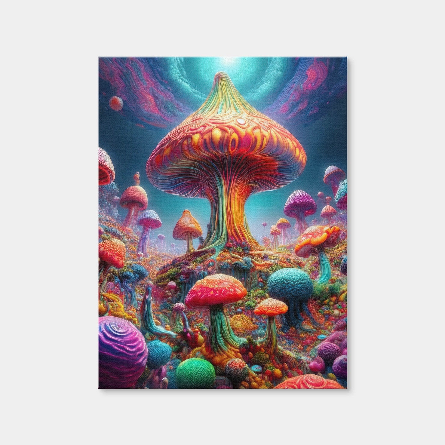 AUTO-MOCKUP WHITE | Mushroom Colors | 1 Piece | Gallery Wrap Canvas | group=3x4