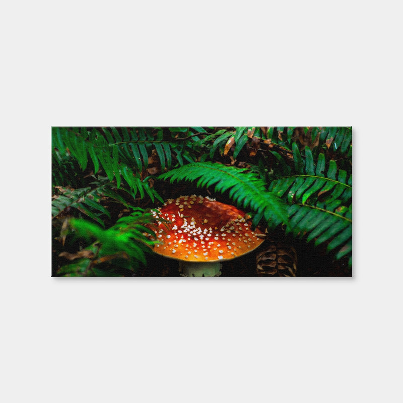 AUTO-MOCKUP WHITE | Mushroom and Ferns | 1 Piece | Gallery Wrap | group=2x1