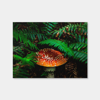 AUTO-MOCKUP WHITE | Mushroom and Ferns | 1 Piece | Gallery Wrap | group=4x3
