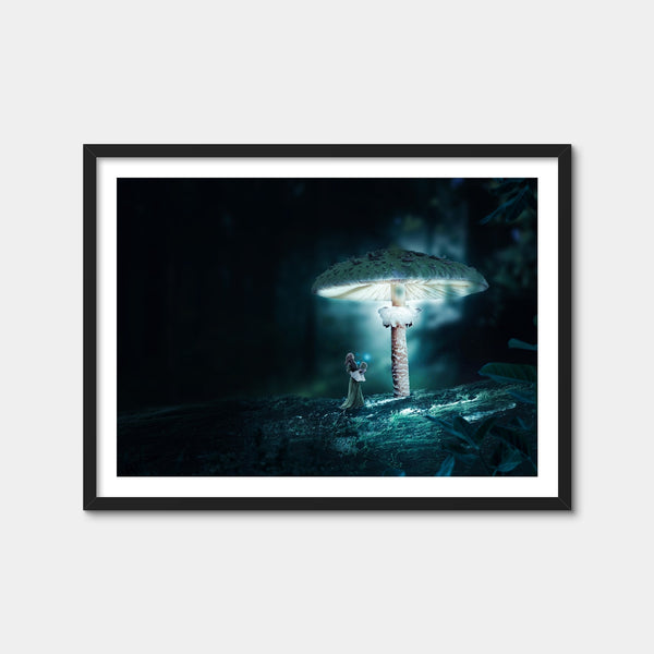 Mushrooms Wall Art — Framed Print Format preview