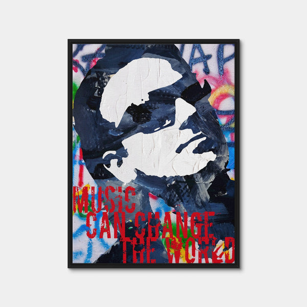 Music Can Wall Art — Framed Canvas Format preview