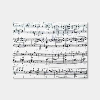 AUTO-MOCKUP WHITE | Music Notes | 1 Piece | Gallery Wrap Canvas | group=4x3
