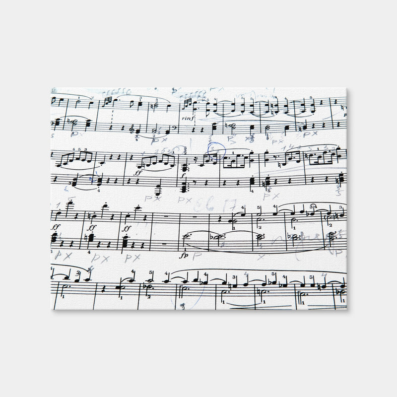 AUTO-MOCKUP WHITE | Music Notes | 1 Piece | Gallery Wrap Canvas | group=4x3