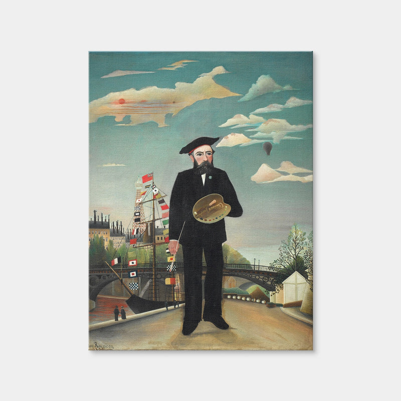 AUTO-MOCKUP WHITE | Myself Portrait Landscape | 1 Piece | Gallery Wrap Canvas | group=3x4
