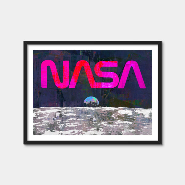 NASA Moon Wall Art — Framed Print Format preview