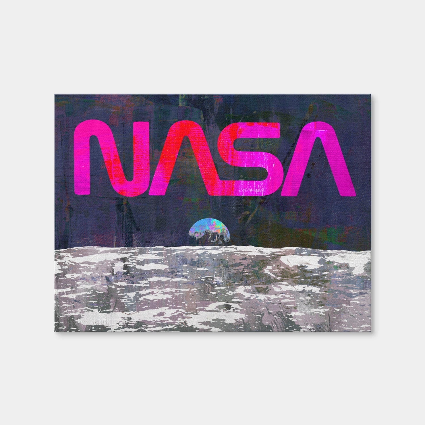 AUTO-MOCKUP WHITE | NASA Moon | 1 Piece | Gallery Wrap | group=4x3