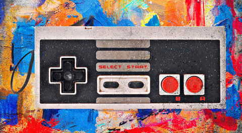 NES Controller Wall Art