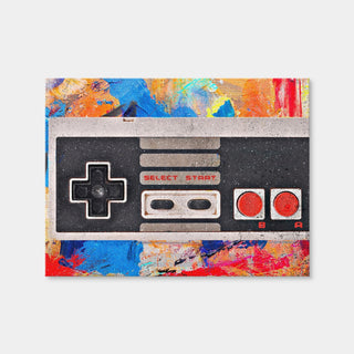 AUTO-MOCKUP WHITE | NES Controller | 1 Piece | Gallery Wrap | group=4x3