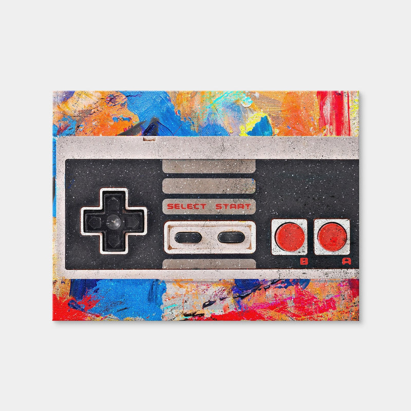 AUTO-MOCKUP WHITE | NES Controller | 1 Piece | Gallery Wrap | group=4x3