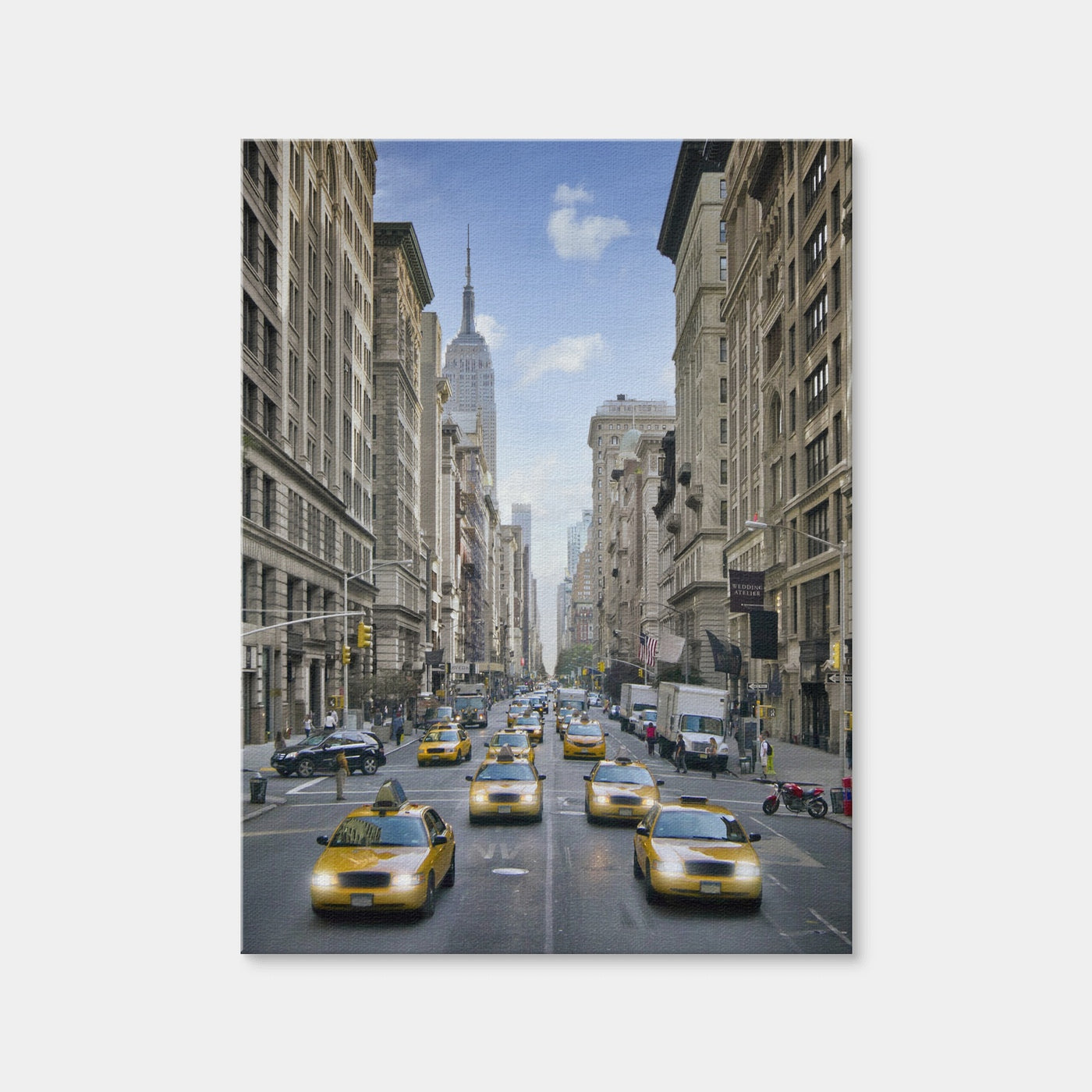 AUTO-MOCKUP WHITE | NEW YORK CITY 5th Avenue | 1 Piece | Gallery Wrap Canvas | group=3x4