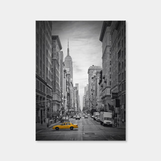 AUTO-MOCKUP WHITE | NEW YORK CITY Fifth Avenue Colorkey | 1 Piece | Gallery Wrap Canvas | group=3x4