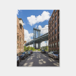 AUTO-MOCKUP WHITE | NEW YORK CITY Manhattan Bridge | 1 Piece | Gallery Wrap | group=3x4