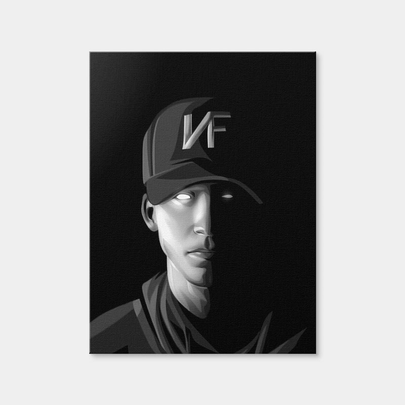 AUTO-MOCKUP WHITE | NF The Rapper | 1 Piece | Gallery Wrap Canvas | group=3x4