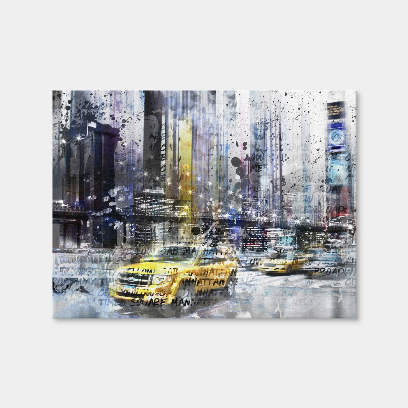 AUTO-MOCKUP WHITE | NYC Collage | 1 Piece | Gallery Wrap | group=4x3