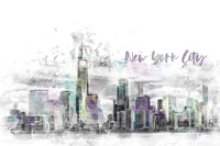 NYC Manhattan Skyline Wall Art