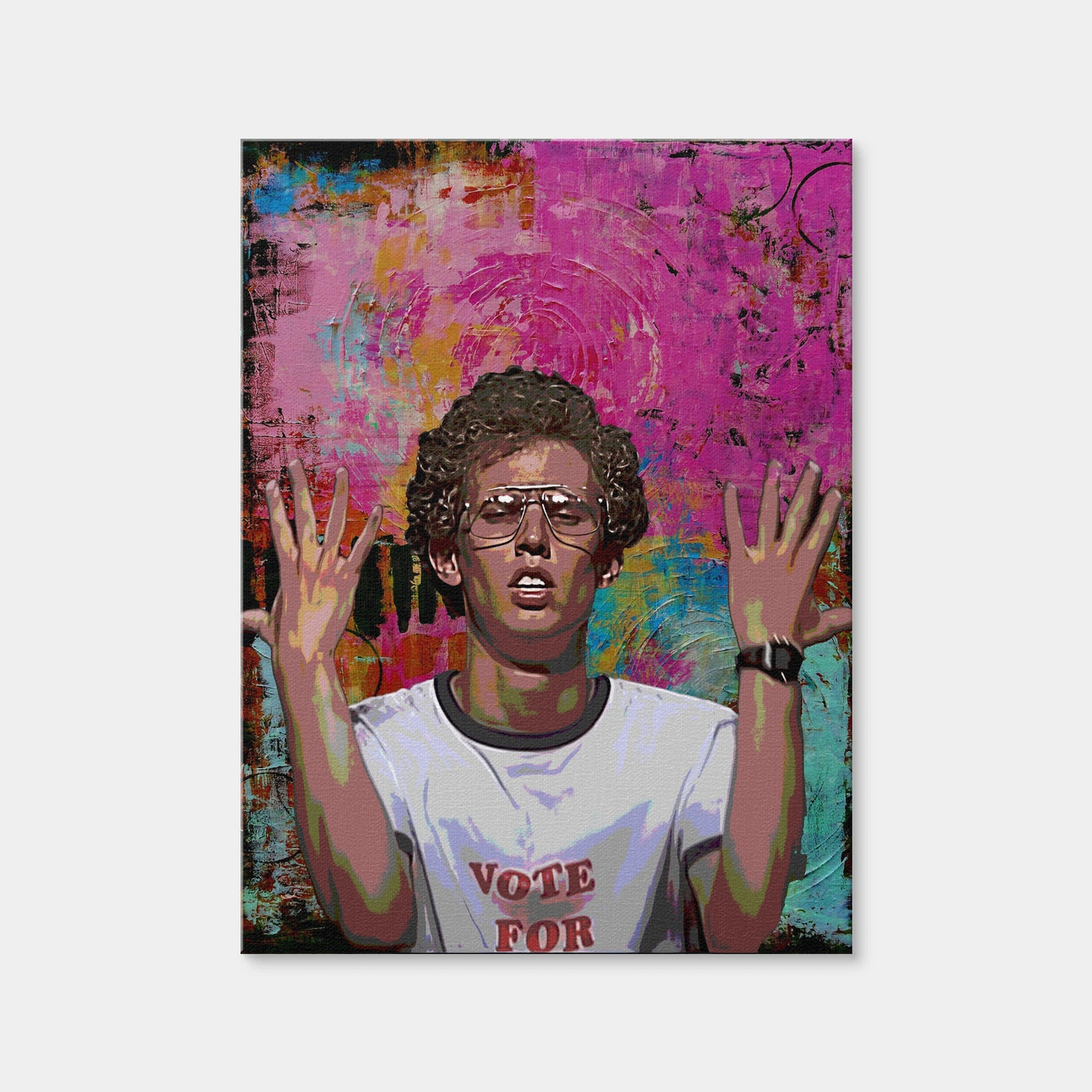 AUTO-MOCKUP WHITE | Napoleon Dynamite | 1 Piece | Gallery Wrap Canvas | group=3x4