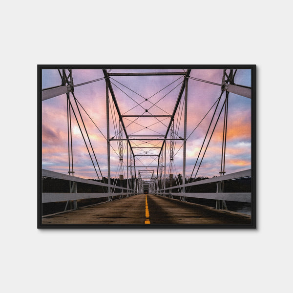Narrow Crossing Wall Art — Framed Canvas Format preview