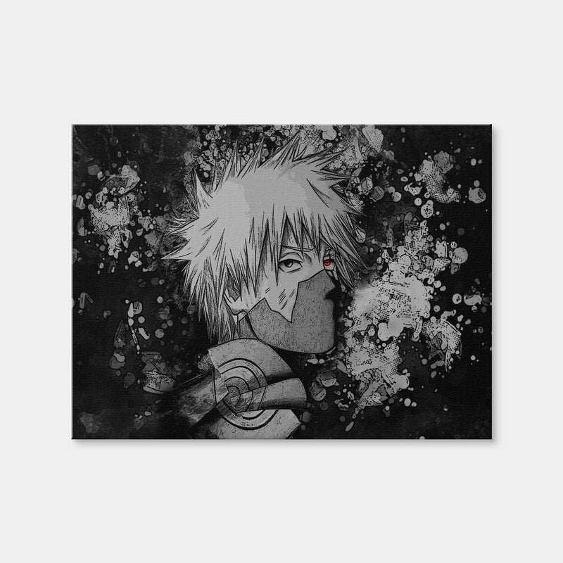 AUTO-MOCKUP WHITE | Naruto Kakashi | 1 Piece | Gallery Wrap Canvas | group=4x3