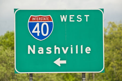 Nashville Interstate 40 Wall Art