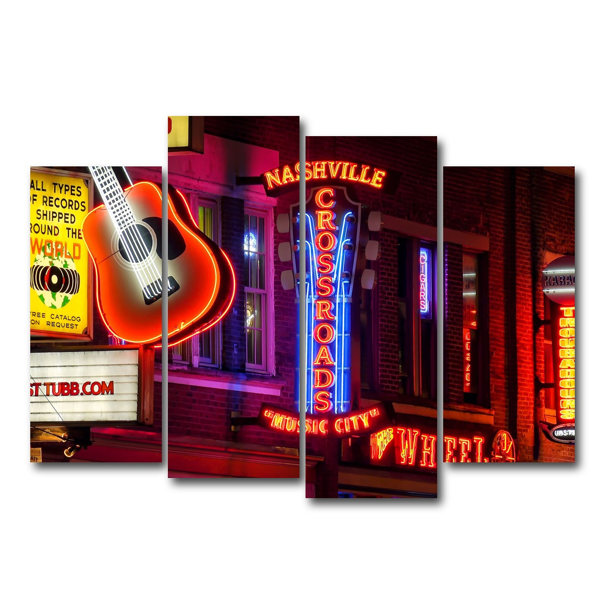 AUTO-MOCKUP WHITE | Nashville | 4 Piece | Gallery Wrap Canvas | group=4_normal