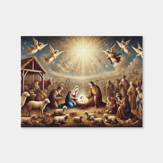 AUTO-MOCKUP WHITE | Nativity | 1 Piece | Gallery Wrap | group=4x3