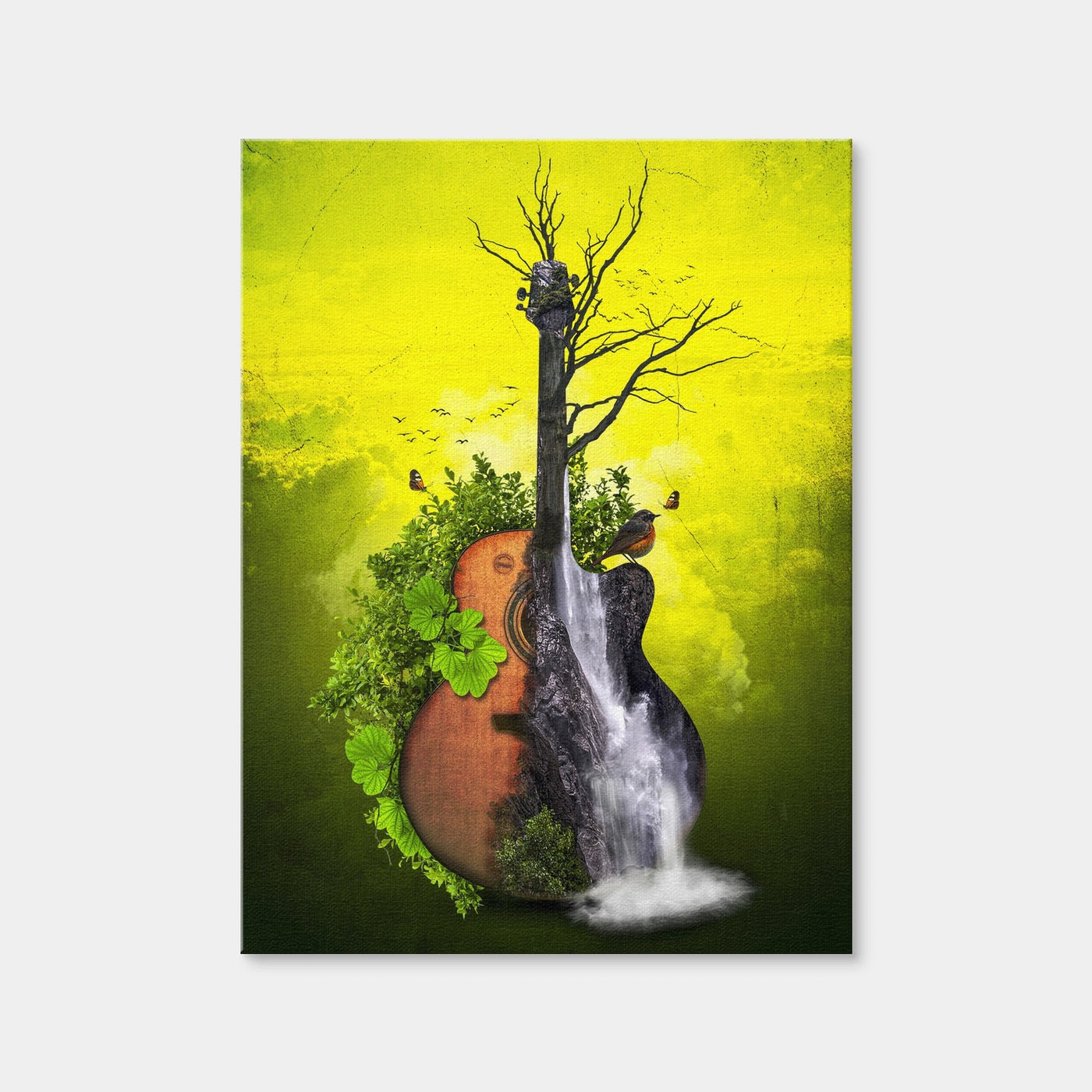 AUTO-MOCKUP WHITE | Nature Guitar | 1 Piece | Gallery Wrap | group=3x4
