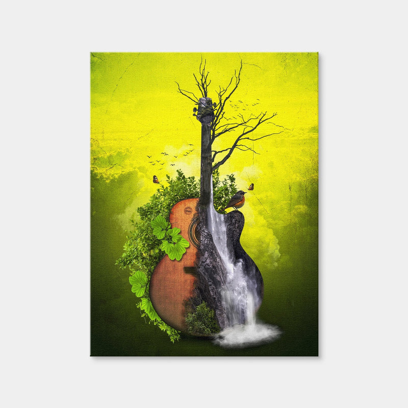 AUTO-MOCKUP WHITE | Nature Guitar | 1 Piece | Gallery Wrap | group=3x4