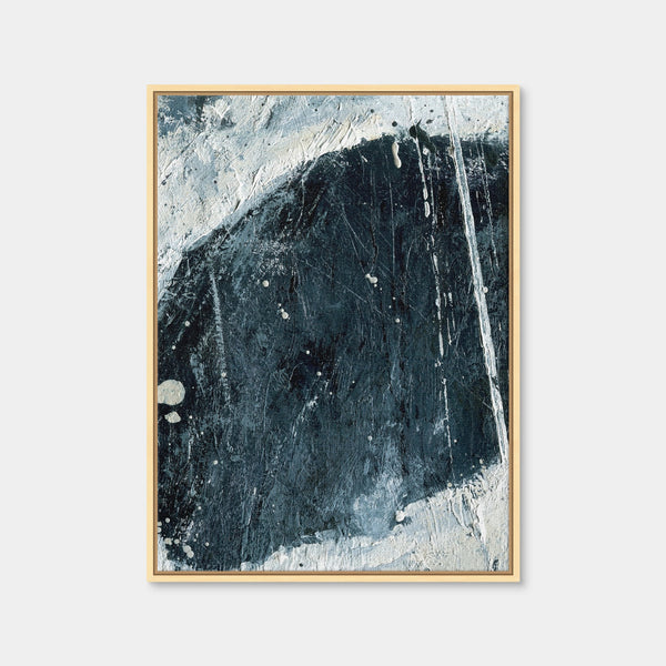 Navy Hole Wall Art — Framed Canvas Format preview