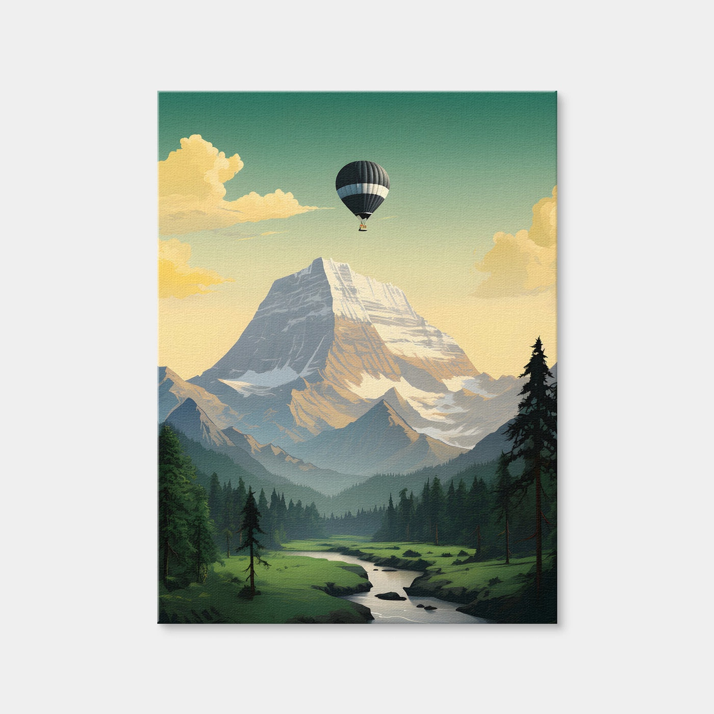 AUTO-MOCKUP WHITE | Nepal - Everest | 1 Piece | Gallery Wrap Canvas | group=3x4