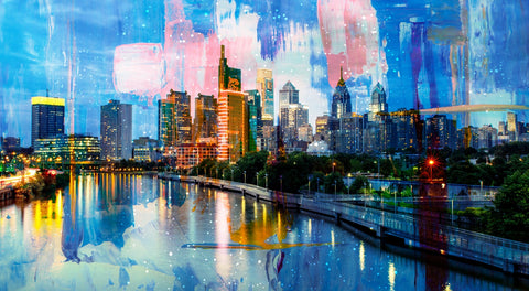 New Philadelphia Skyline Wall Art