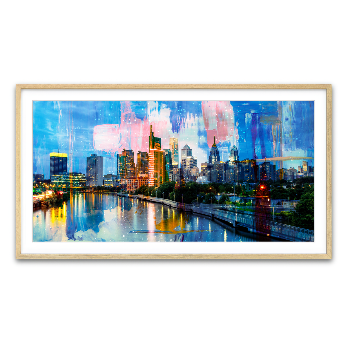 Framed Print 2x1 Natural