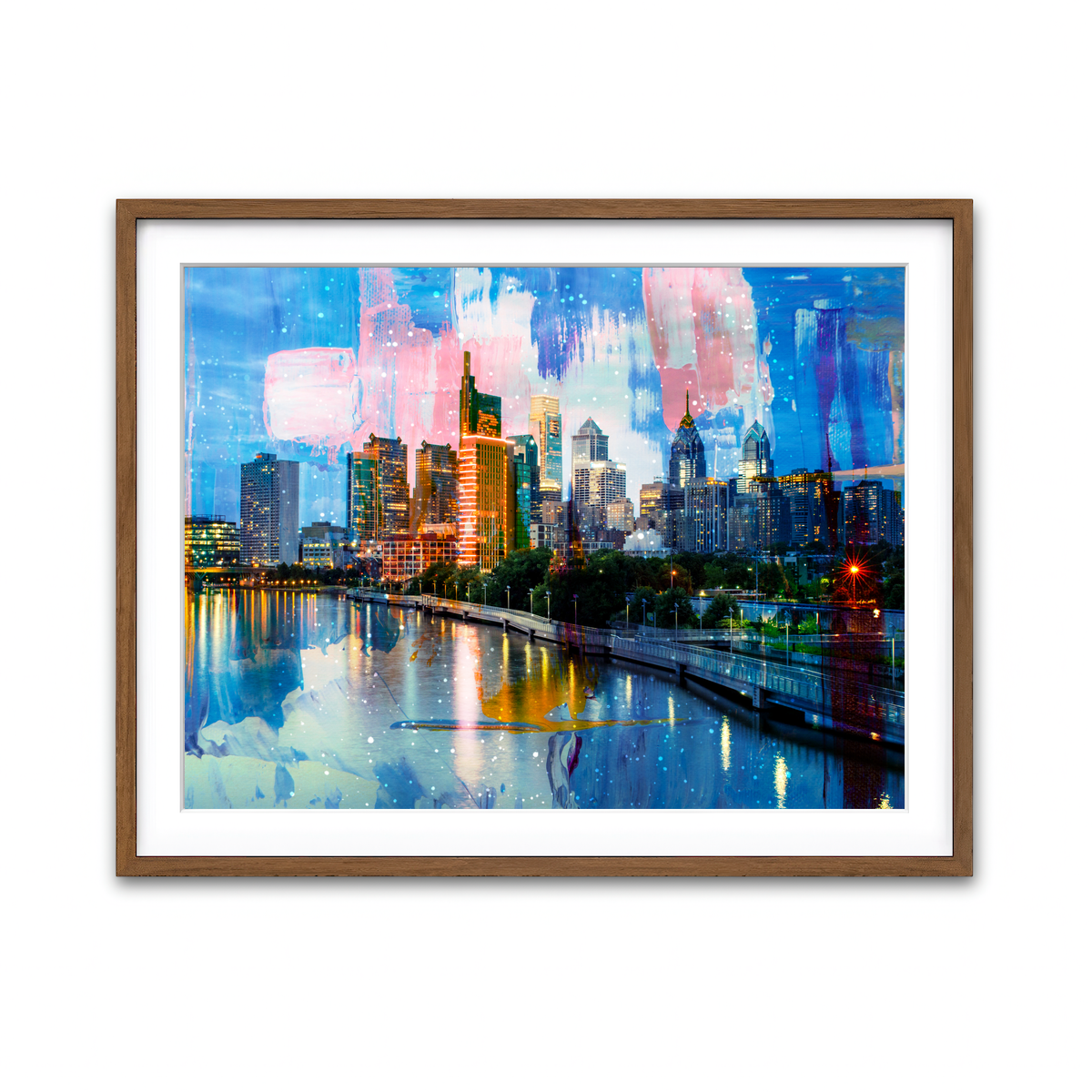 Framed Print 4x3 Walnut