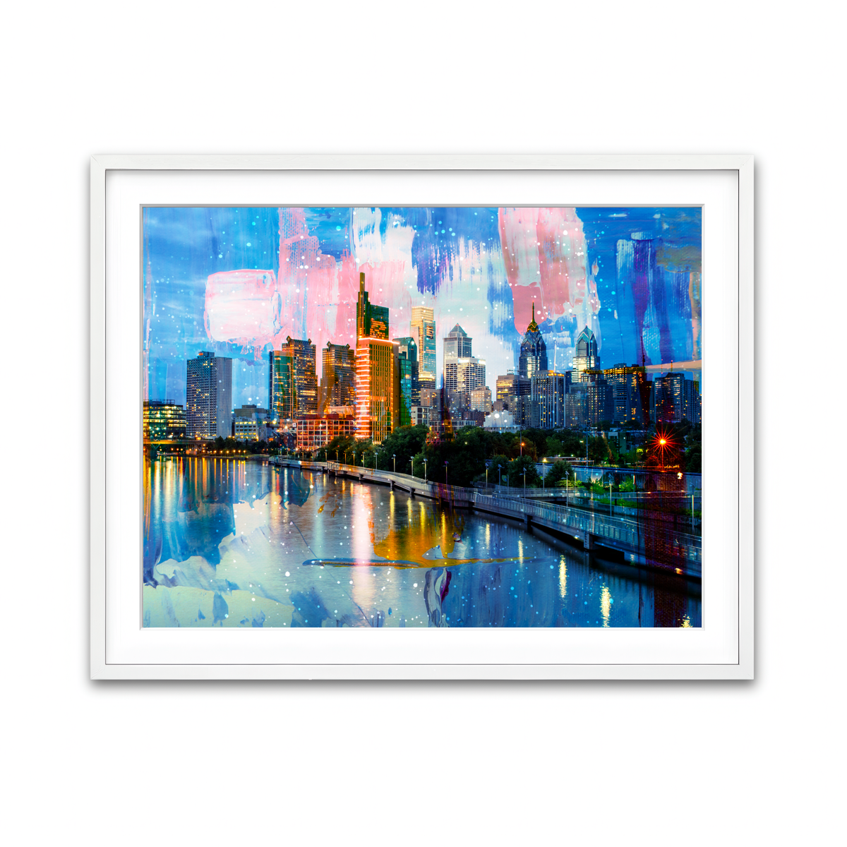Framed Print 4x3 White
