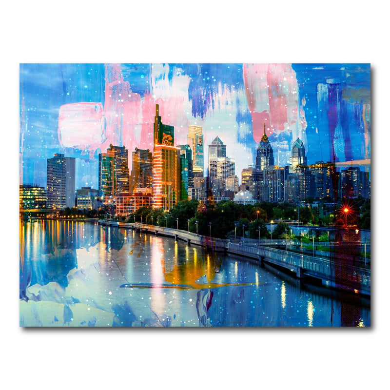 New Philadelphia Skyline Wall Art