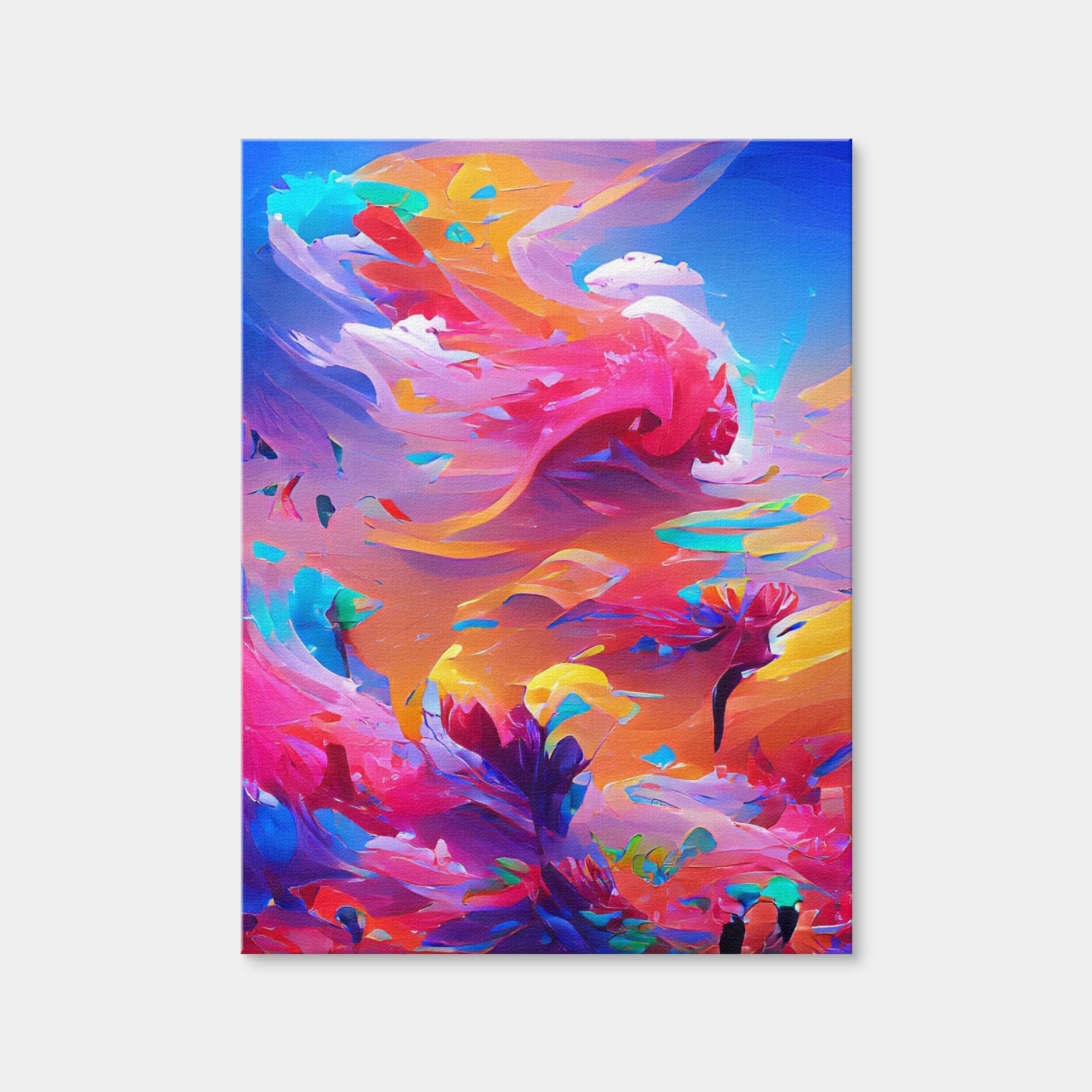 AUTO-MOCKUP WHITE | New World | 1 Piece | Gallery Wrap Canvas | group=3x4