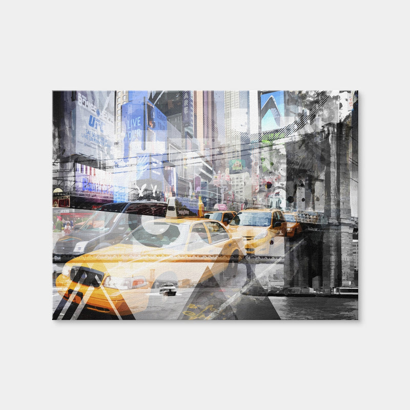 AUTO-MOCKUP WHITE | New York City Geometric Mix No. 9 | 1 Piece | Gallery Wrap | group=4x3