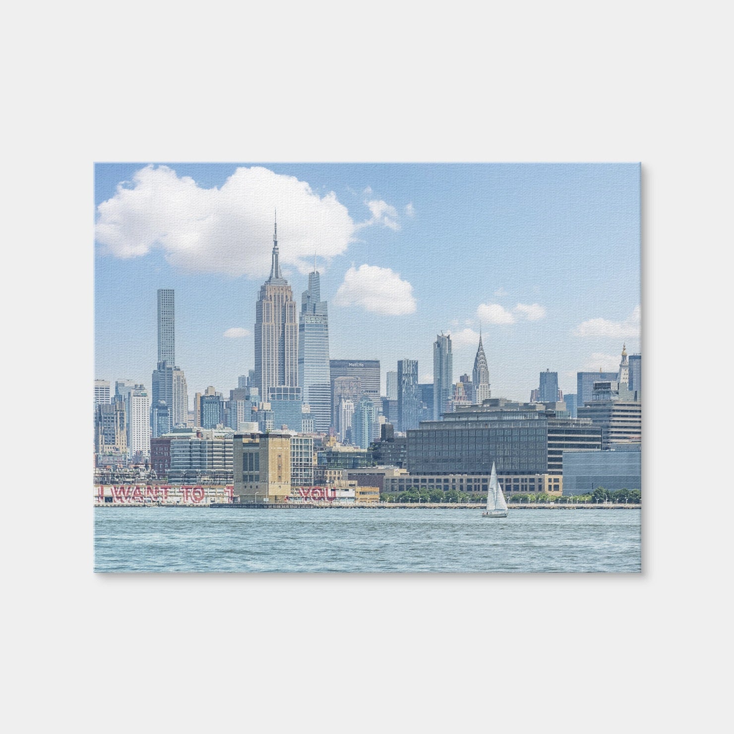 AUTO-MOCKUP WHITE | New York City | 1 Piece | Gallery Wrap | group=4x3