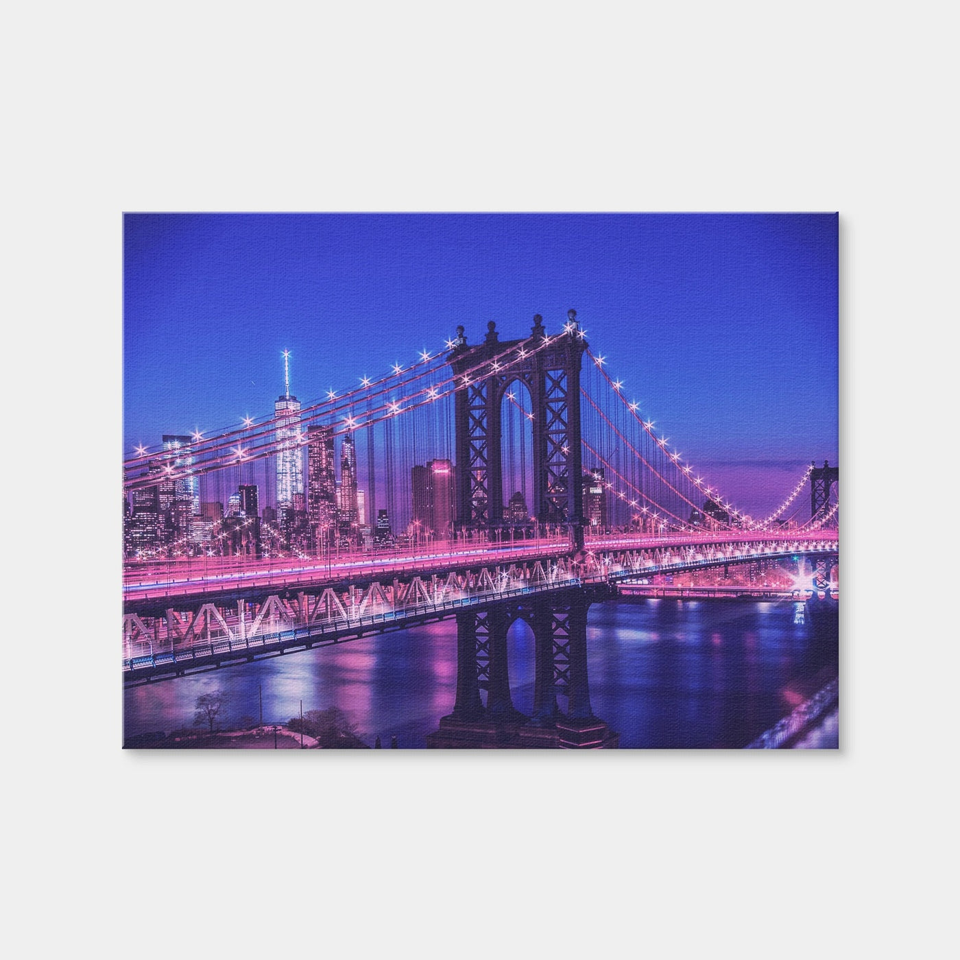 AUTO-MOCKUP WHITE | New York Manhattan Bridge | 1 Piece | Gallery Wrap | group=4x3