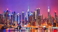 New York Skyline in Colors Wall Art